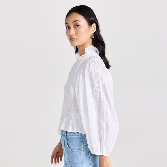 Isabel Marant Etoile "Idris" Top in White, size 38. Fits like a fitted size smal - Picture 4 of 14